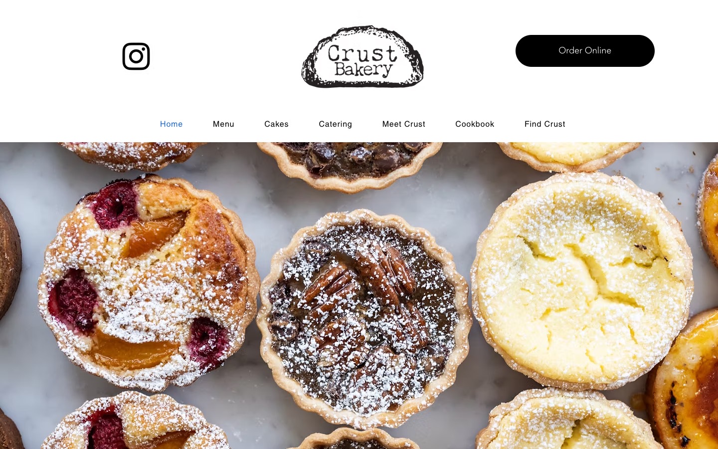The current homepage